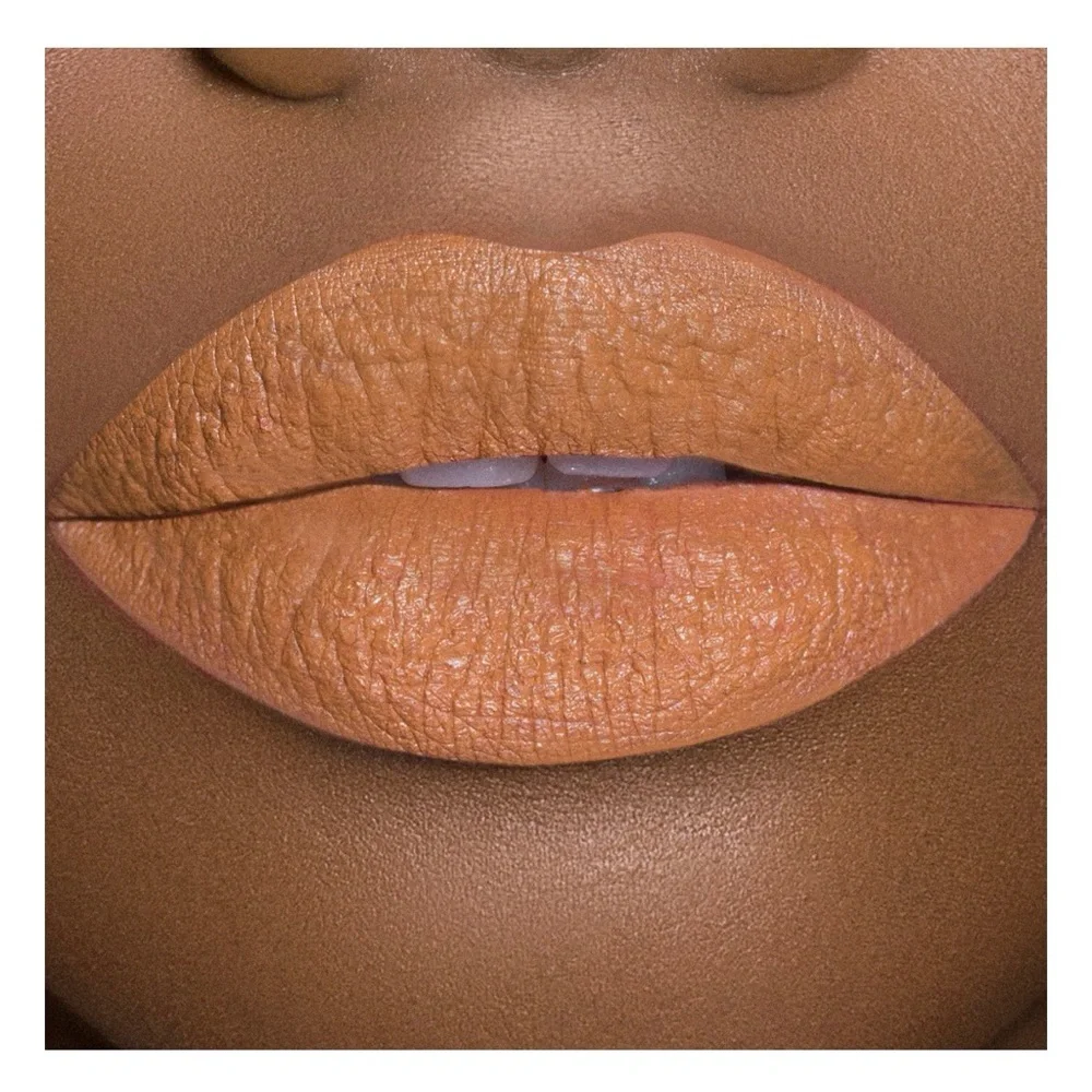 PLASTIC‎ SURGERY New in Box Jeffree Star Velvet Trap Lipstick Dark Orange Brown